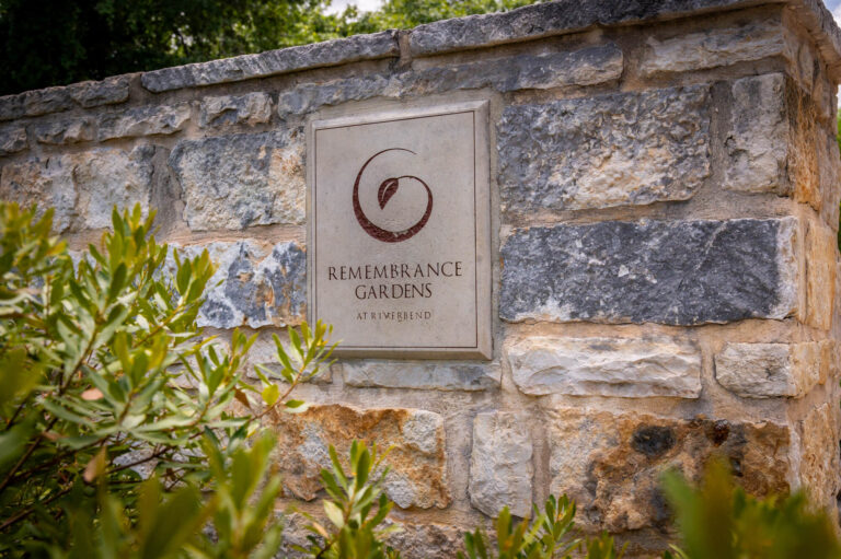Peaceful outdoor memorial space at Remembrance Gardens